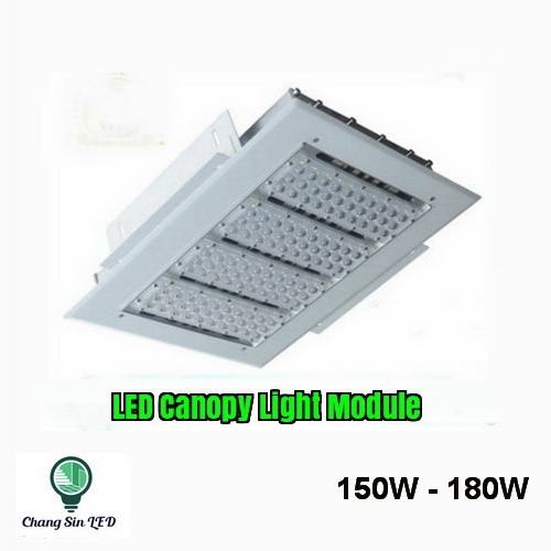 โคมไฟ LED Canopy Light 150-180W สำหรับใช้ในปั๊มน้ำมันและอื่นๆ