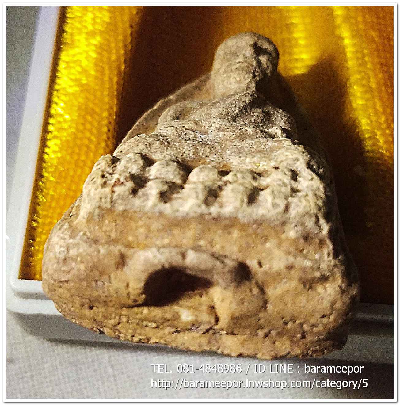 หลวงพ่อทวด พิมพ์ใหญ่ เนื้อว่านมหาเสน่ห์ โรยผงสุวรรณมงคล (ขอบ 2 ชั้น) รุ่นปาฏิหาริย์ วัดห้วยมงคล..4