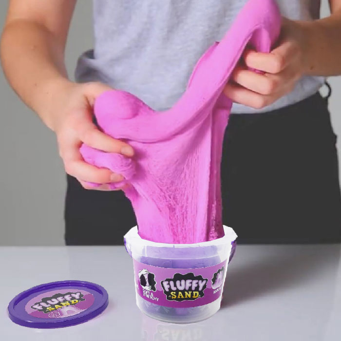 PS184-A Fluffy Sand ทรายสายไหม ทรายวิทยาศาตร์ ทรายนิ่ม เสริมสร้างพัฒนาการเด็ก