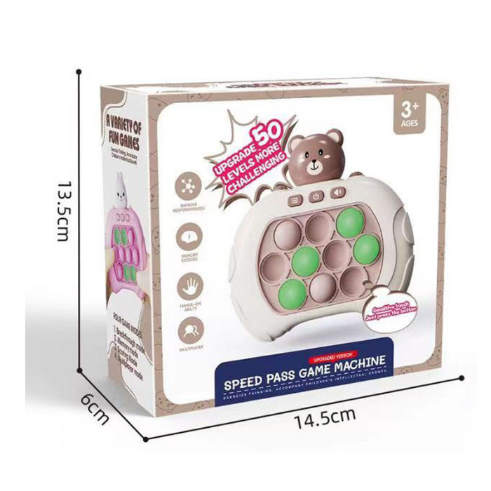 PT004 pop it ไฟฟ้า 80-120 ด่าน แถม ถ่าน และ สติกเกอร์ มีประกัน ร้านไทยส่งจาก กทม pop it ไฟฟ้า v.2 pop it ของแท้