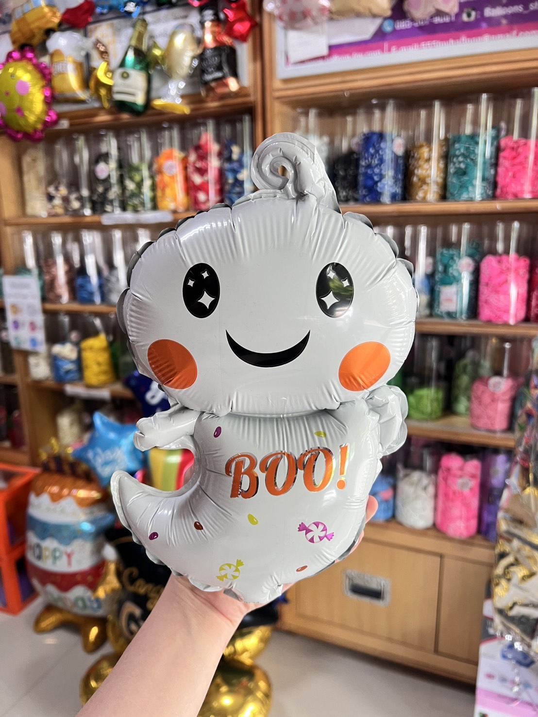 ลูกโป่งฮาโลวีน ผี balloon Halloween