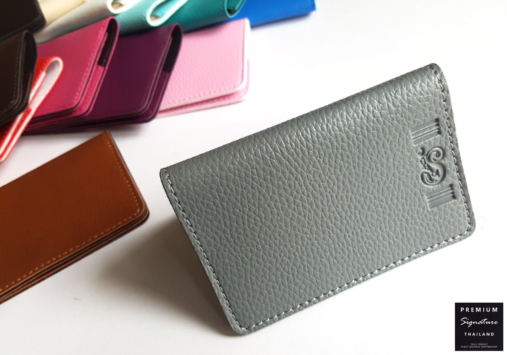 Smokey Grey(เทา) - Personal Name Card Holder