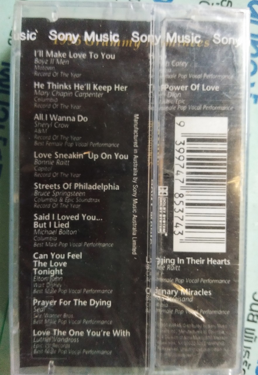 เทปเพลงไทย+สากล สภาพซีล ม้วนละ 50 บาท