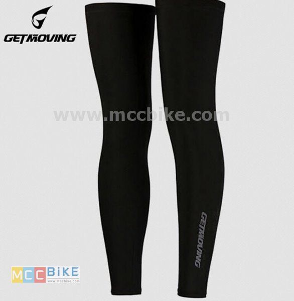 ปลอกขา ปั่นจักรยาน สีดำ Get Moving