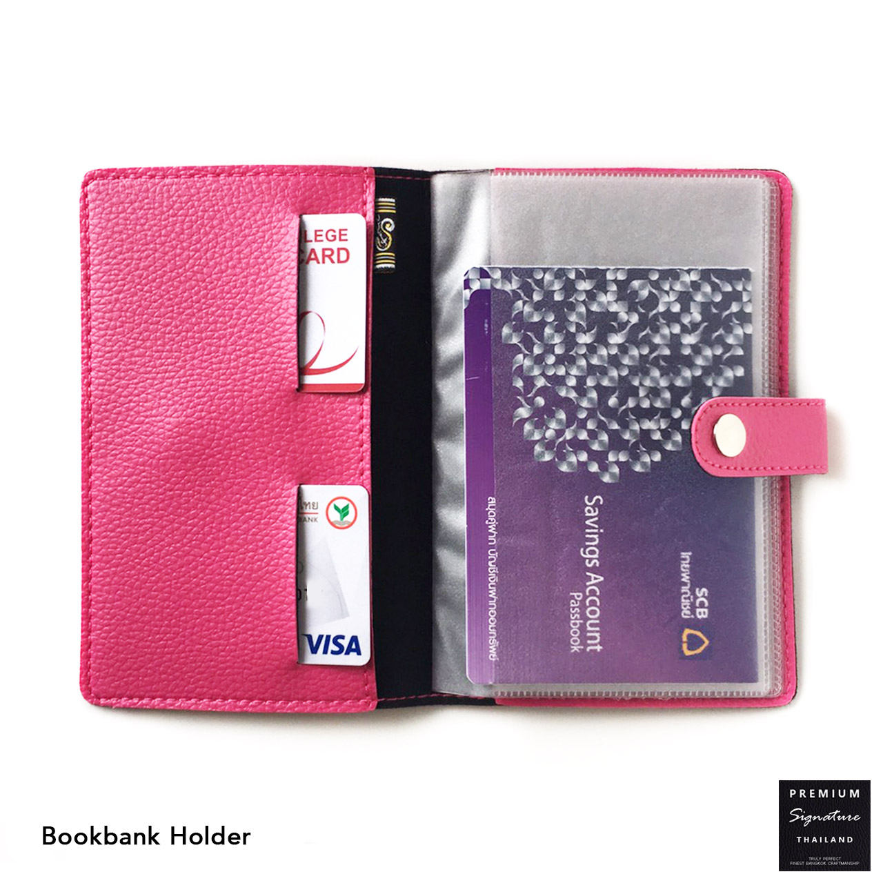Fushia(บานเย็น) - Bookbank Holder