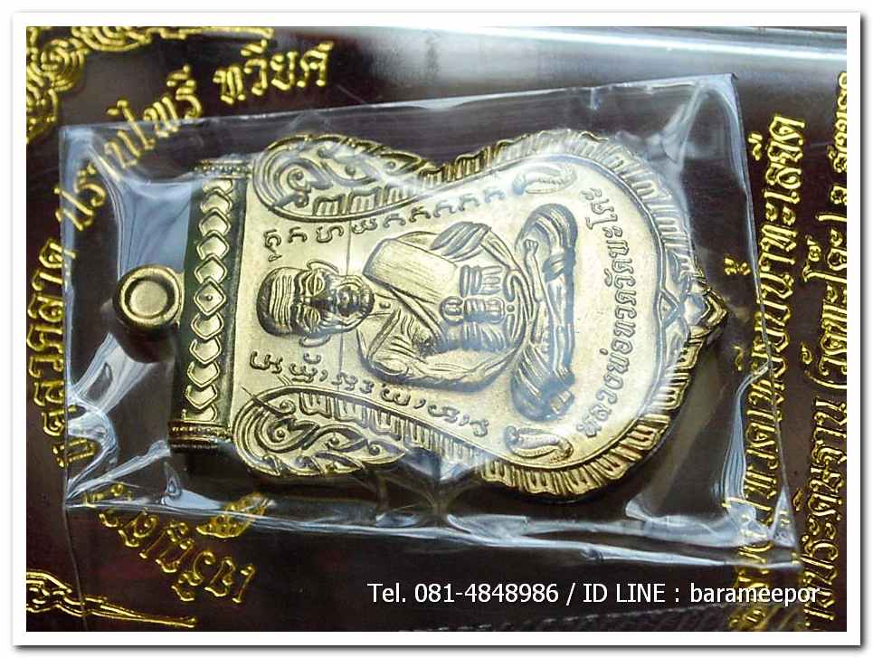 เหรียญหลวงพ่อทวด รุ่น"เจริญลาภ แคล้วคลาด ปราบไพรี ทวียศ"วัดพะโค๊ะ เนื้อทองฝาบาตร..6