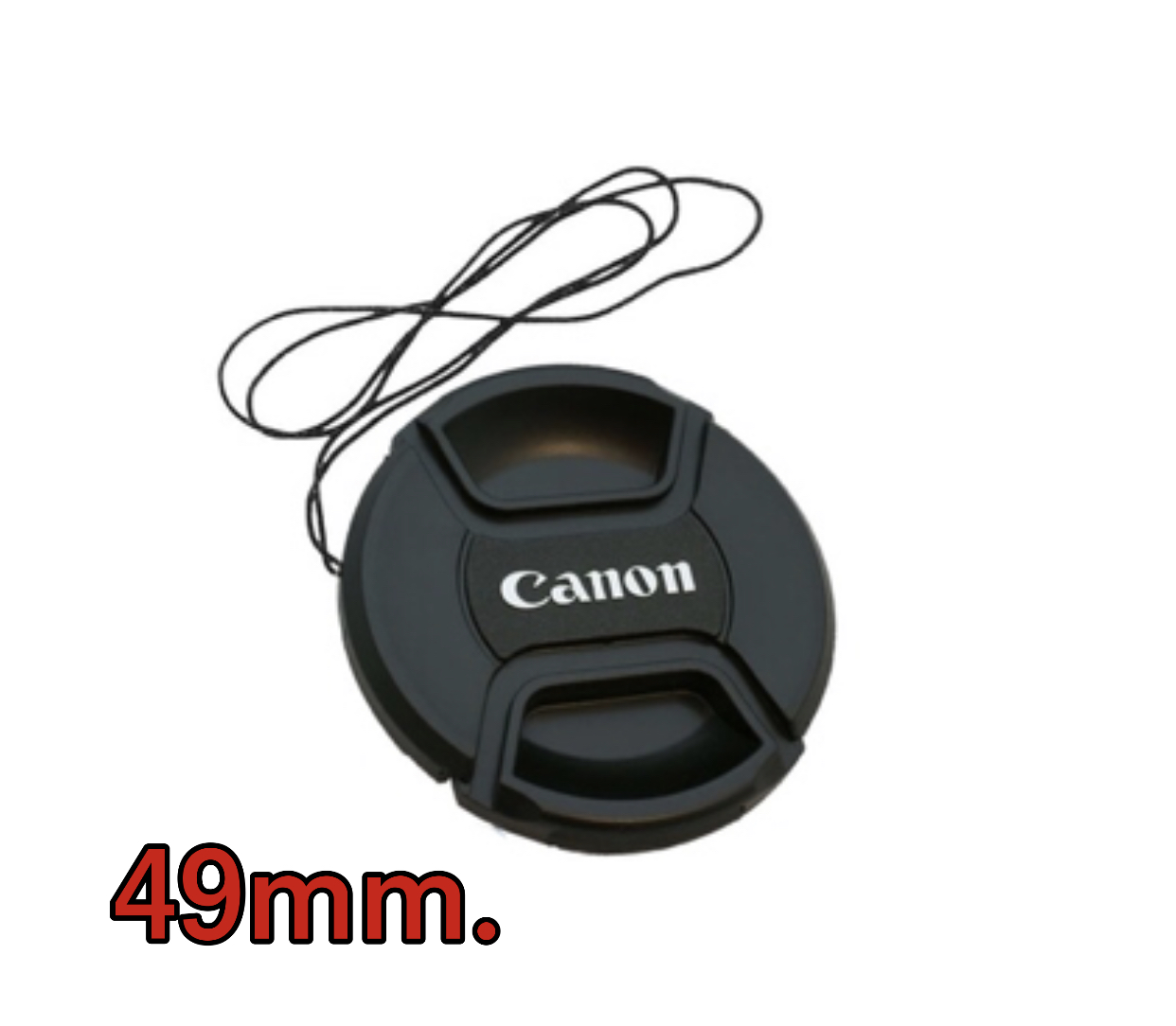 ฝาปิดเลนส์แคนนอน ขนาด 49 มม./CANON LENS CAP 49 MM.