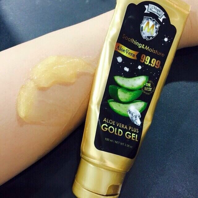 Aloe Vera Plus Gold Gel by Magic Wonderland 100 ml. อโล เวรา ผสมทองคำ