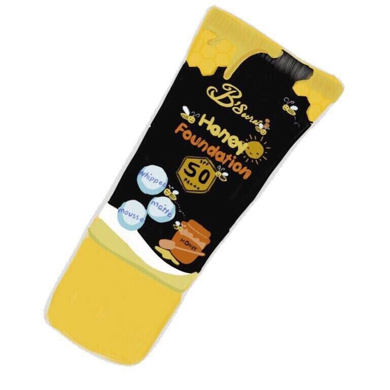 Honey Foundation by B’secret 20 g. W2M กันแดดน้ำผึ้งป่า กันแดดละลายได้