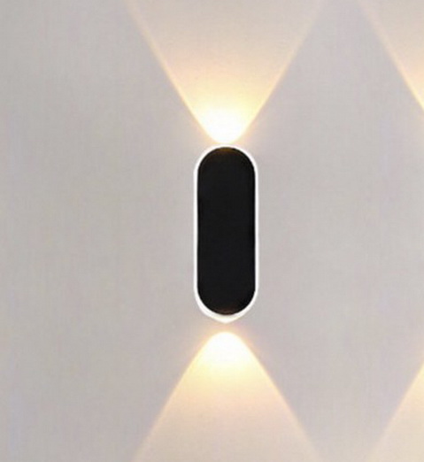 LED Wall lamp ไฟติดผนังใช้ได้ทั้งภายนอกและภายใน ดีไซนร์เรียบหรู