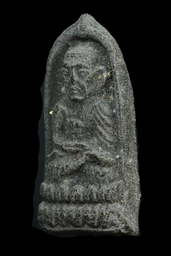 หลวงพ่อทวด เนื้อว่านหลังปั๊มเหรียญ พ่อท่านพล วัดนาประดู่ พ.ศ.2534