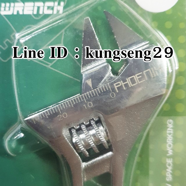 PHOENIX ประแจเลื่อนสั้นพิเศษ 6" ปากกว้าง 30 mm