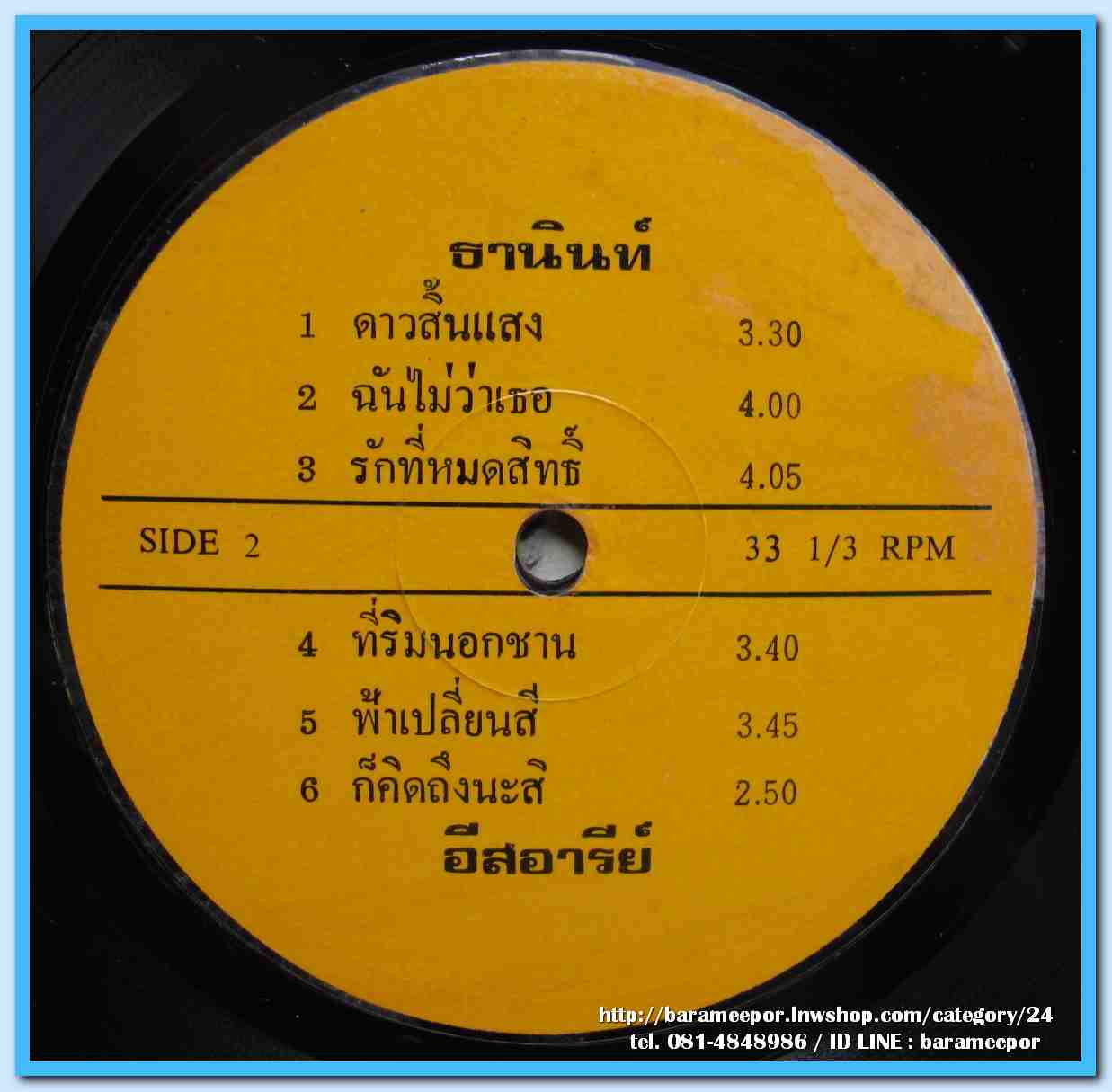 ธานินทร์ อินทรเทพ ชุด ขาดการติดต่อ..2