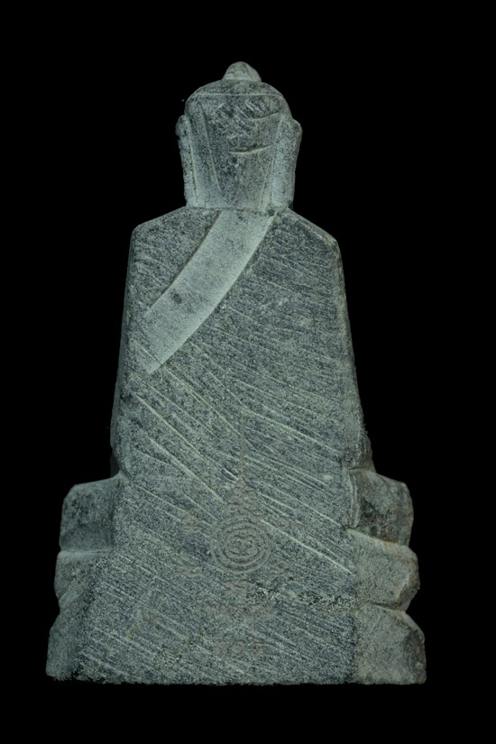 พระพุทธหินแกะ พุทธคยา พิมพ์พระประธาน ครูบาบุญชุ่ม