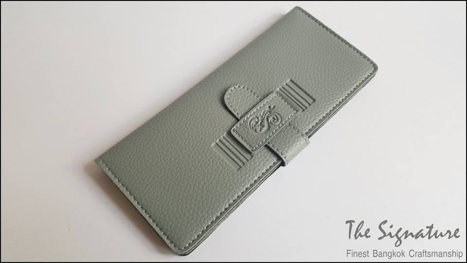 Smokey Grey(เทา) - Sashy Yen Wallet
