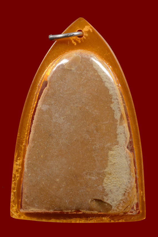 พระพิมพ์รูปเหมือนสมเด็จโต ซุ้มข้างเถาวัลย์ วัดระฆัง เนื้อผงน้ำมัน จัดสร้างโดยหลวงปู่นาค