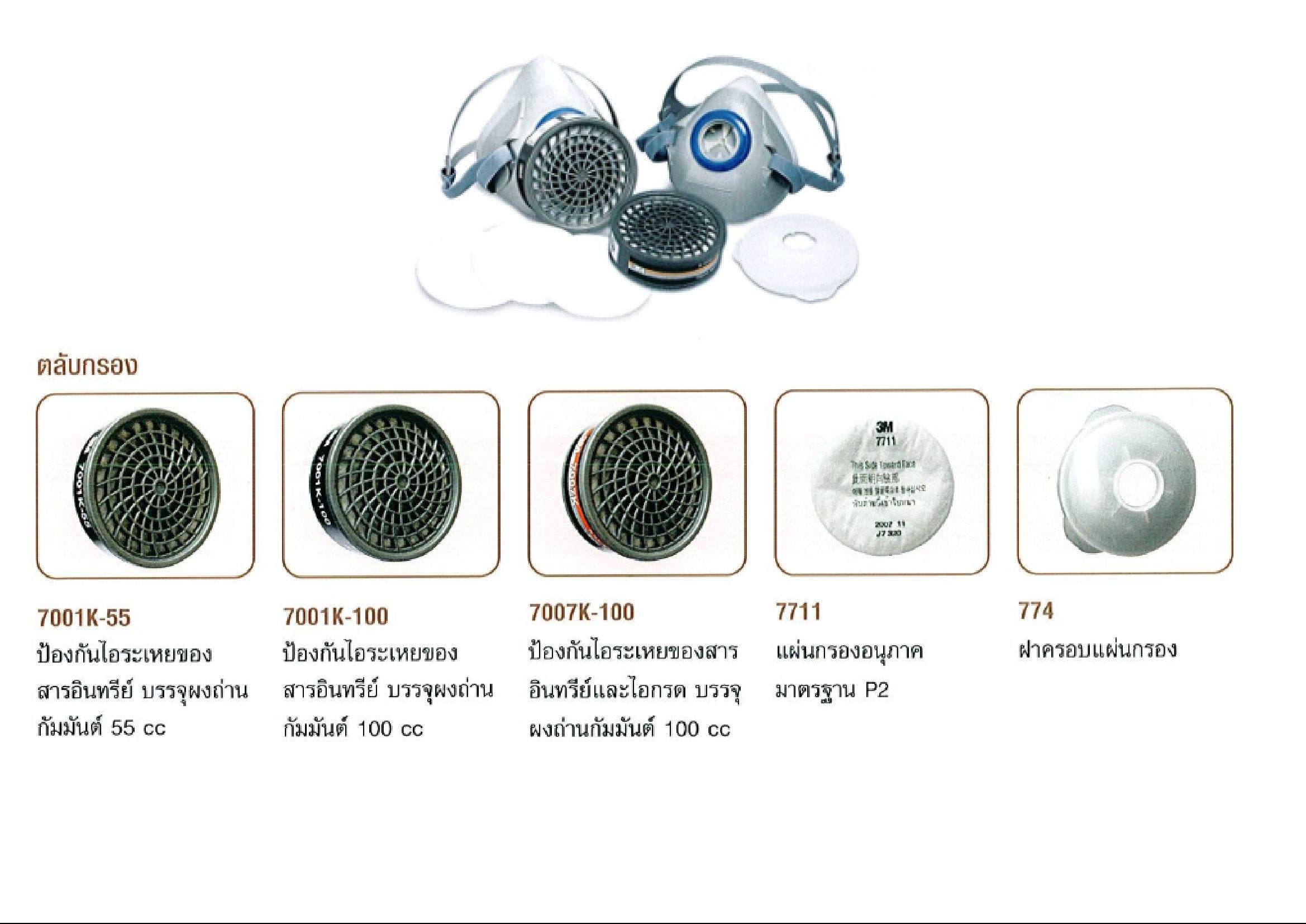 ตลับกรองไอระเหย 3M 7001K