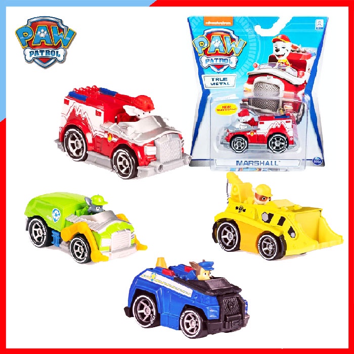 FK012 PAW PATROL-PAW PATROL DIECAST TRUE METAL VEHICLES ของเล่น ของสะสม ฟิกเกอร์ รถเหล็ก พาวพาโทรล