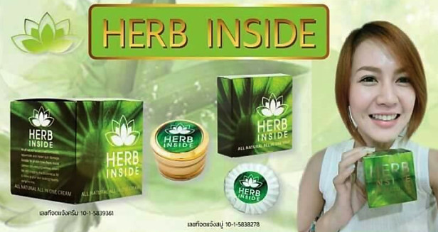 ครีมรักษาสิว ฝ้า เฮิร์บ อินไซด์ Herb inside