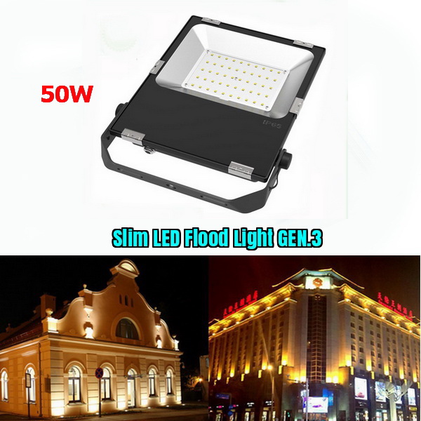 โคมสปอร์ตไลท์ Slim LED Flood Light GEN.3 50W