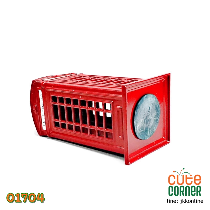 01704-โมเดลตู้โทรศัพท์ 12ซม - ฟรีค่าส่ง