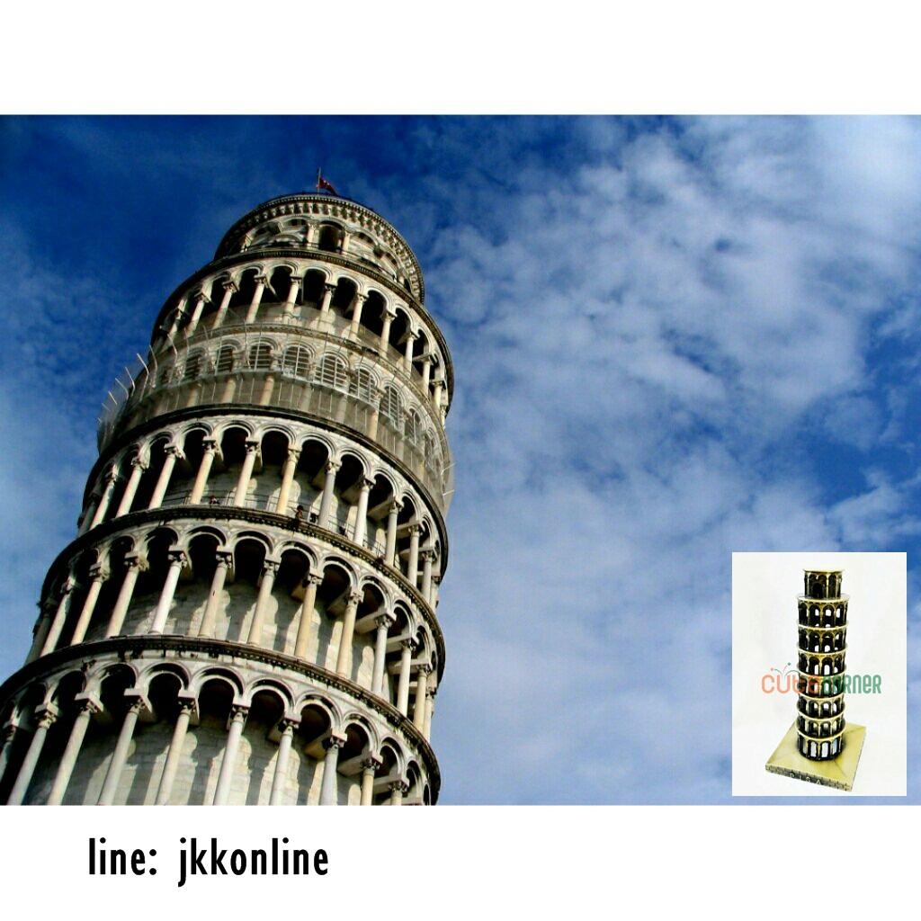 01710-โมเดลหอเอนปิซา 16 ซม - ฟรีค่าส่ง