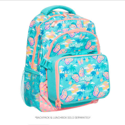 SMB155 กระเป๋าเป้สะพาย smiggle พร้อมส่ง Explore Attachable Backpack + Square Lunchbox