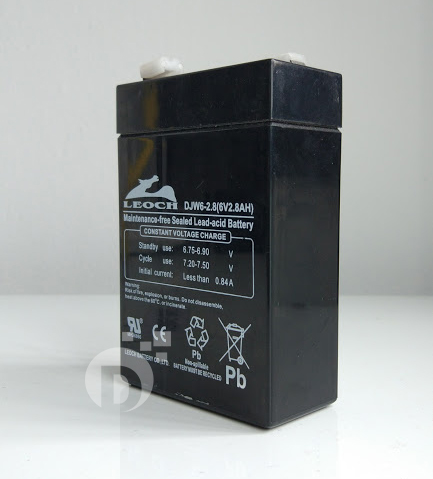 แบตเตอรี่เครื่องชั่ง 6V 2.8Ah