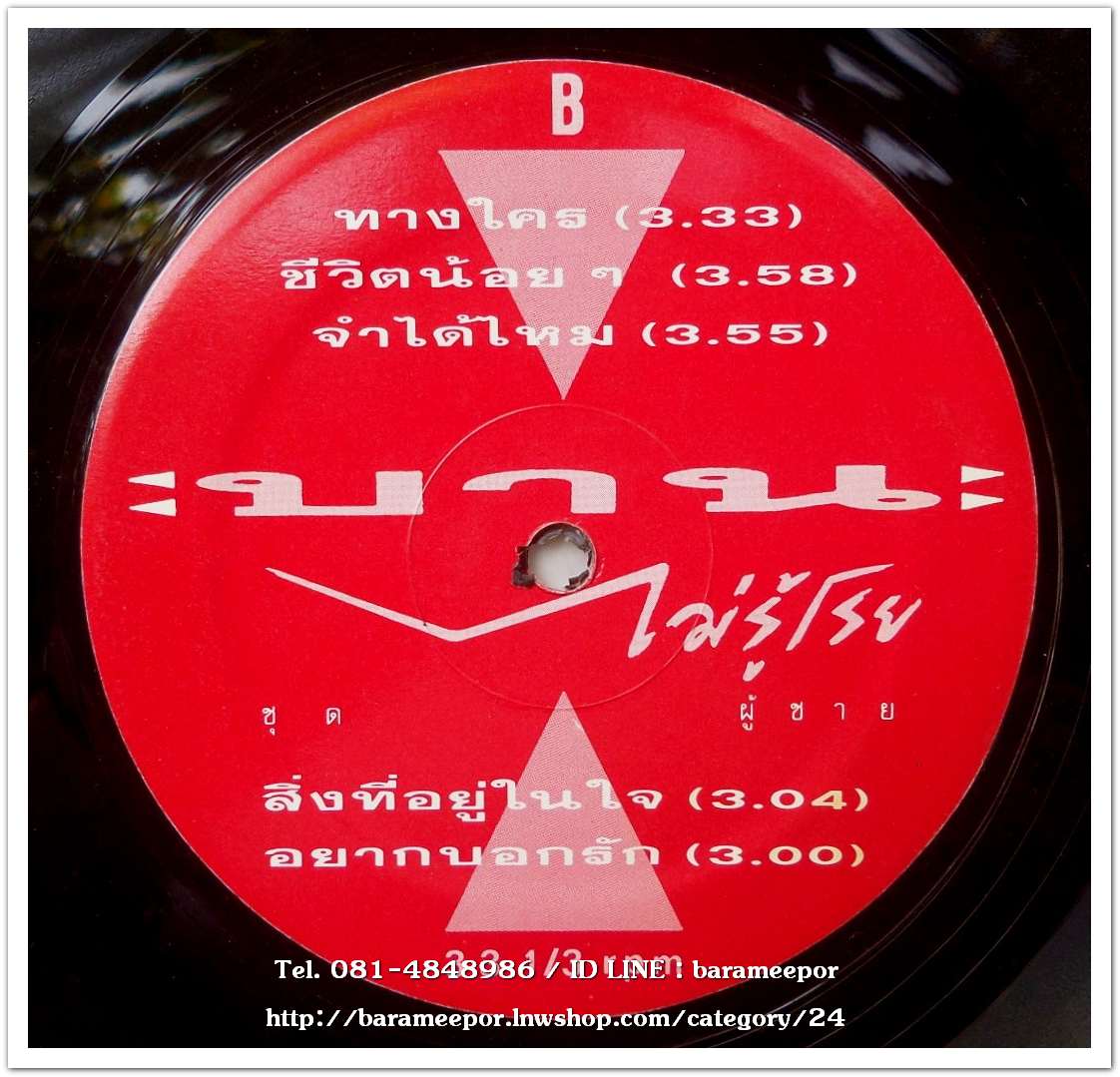 บานไม่รู้โรย รวมเพลง ชุด ผู้ชาย จากค่าย sound project