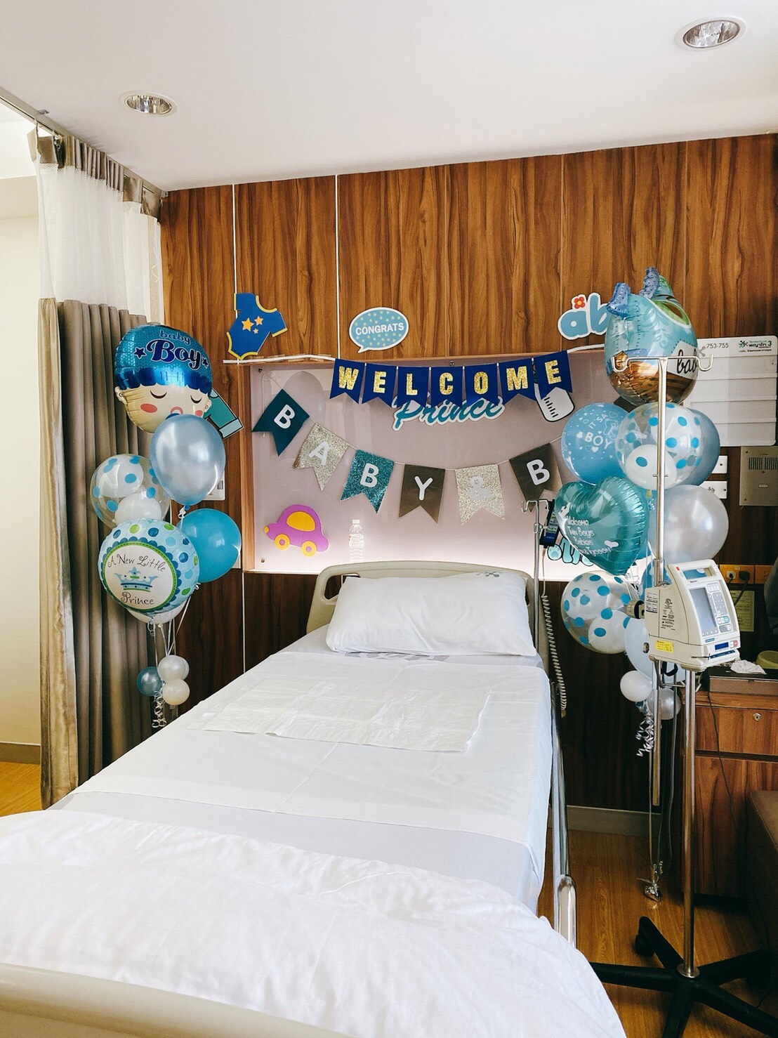 ลูกโป่งเด็กแรกเกิด New Born welcome baby