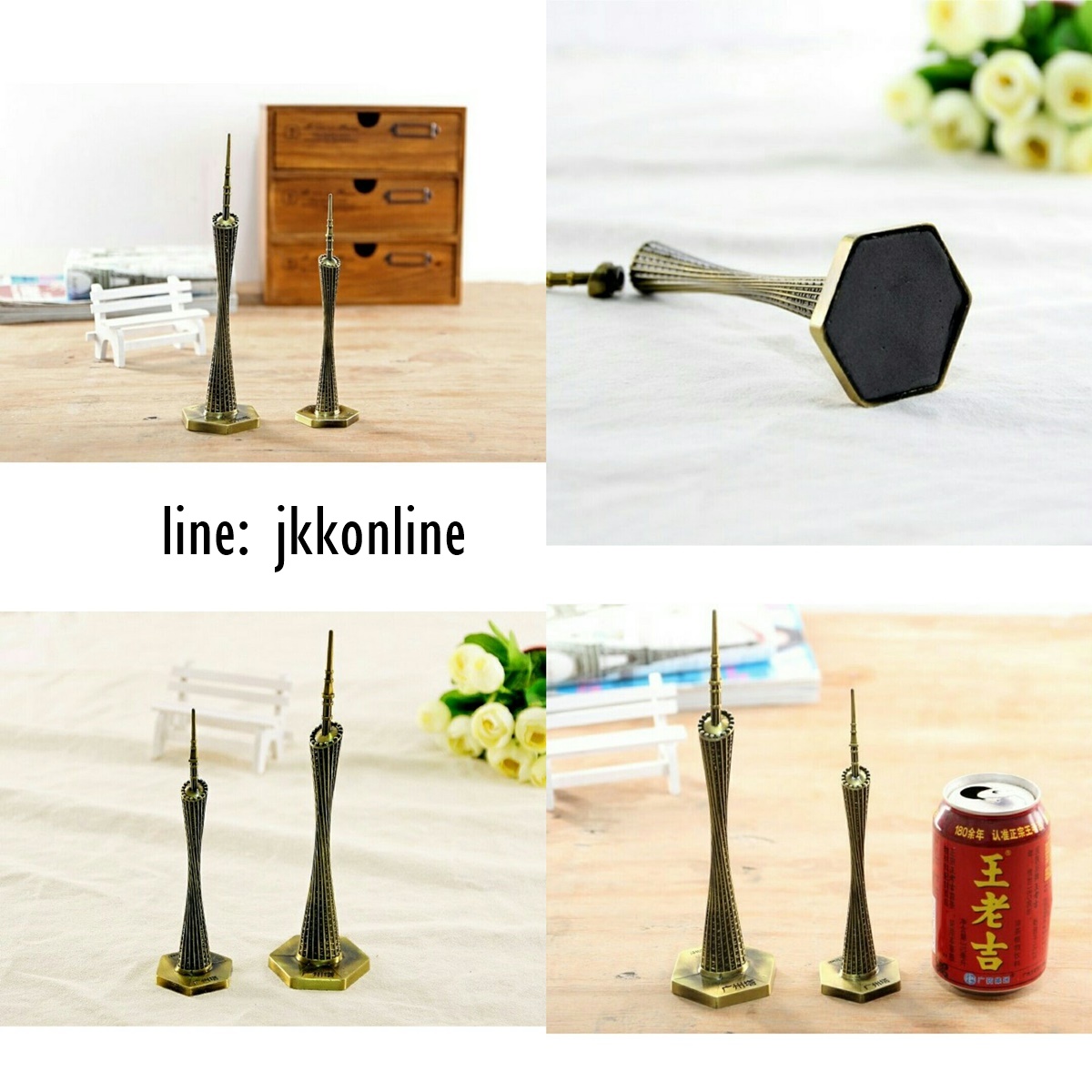 01717-โมเดลกวางโจวทาวเวอร์ 25 ซม - ฟรีค่าส่ง