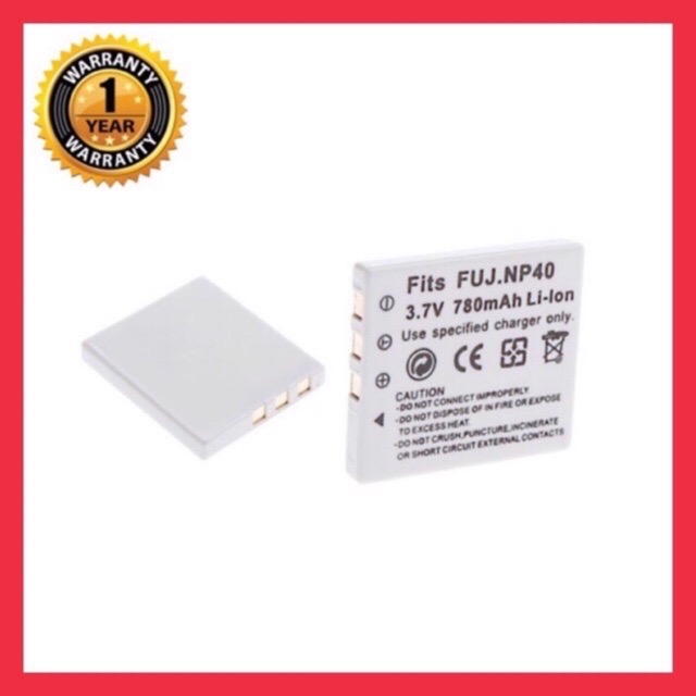 แบตเตอรี่ ฟูจิ NP-40/Fuji Battery NP40 แบตเตอรี่กล้อง ฟูจิ (Samsung SLB-0837,Kod KLIC-7005) FNP40 FUJI Camera Battery แบตฟูจิ ใช้กับกล้อง Fuji รุ่น FinePix 455 Zoom, F402, F455, F460, F460 Zoom