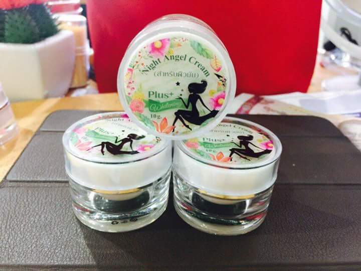 Night Angel Cream Plus Whitening 10 g. ครีมเทวดา ลดสิว ลดริ้วรอย ลดฝ้า กระ จุดด่างดำ