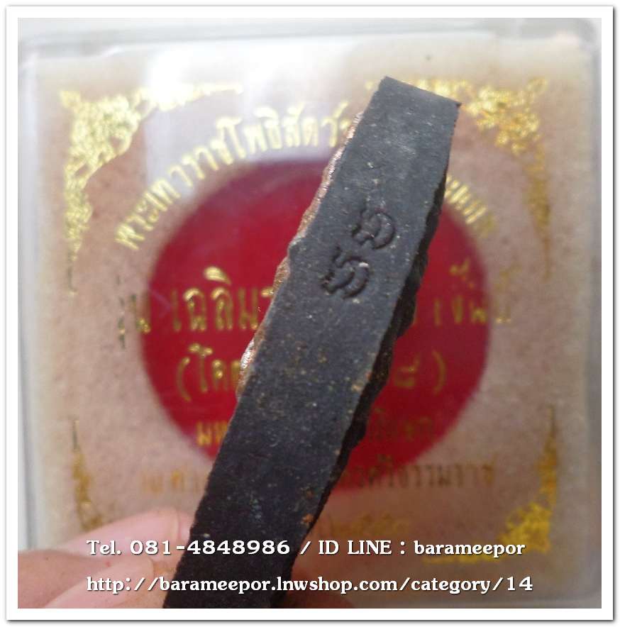 จตุคามรามเทพ รุ่น เฉลิมราชจอมราชันย์ ปี ๒๕๕๐ เนื้อว่านดำ ป้ดองค์เงินและนาค