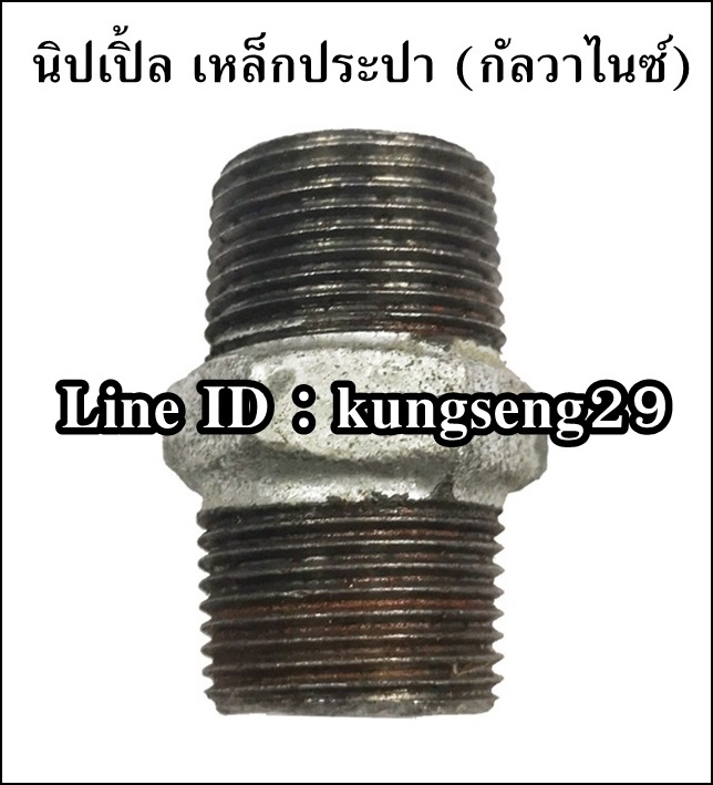 นิปเปิ้ลเหล็กประปา (กัลวาไนซ์)