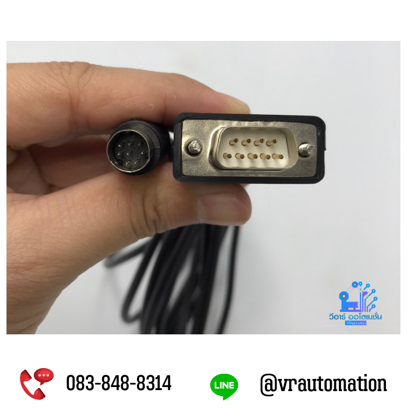 Fuji S8/V8/V9 touch screen to Mitsubishi FX Series PLC 3 เมตร
