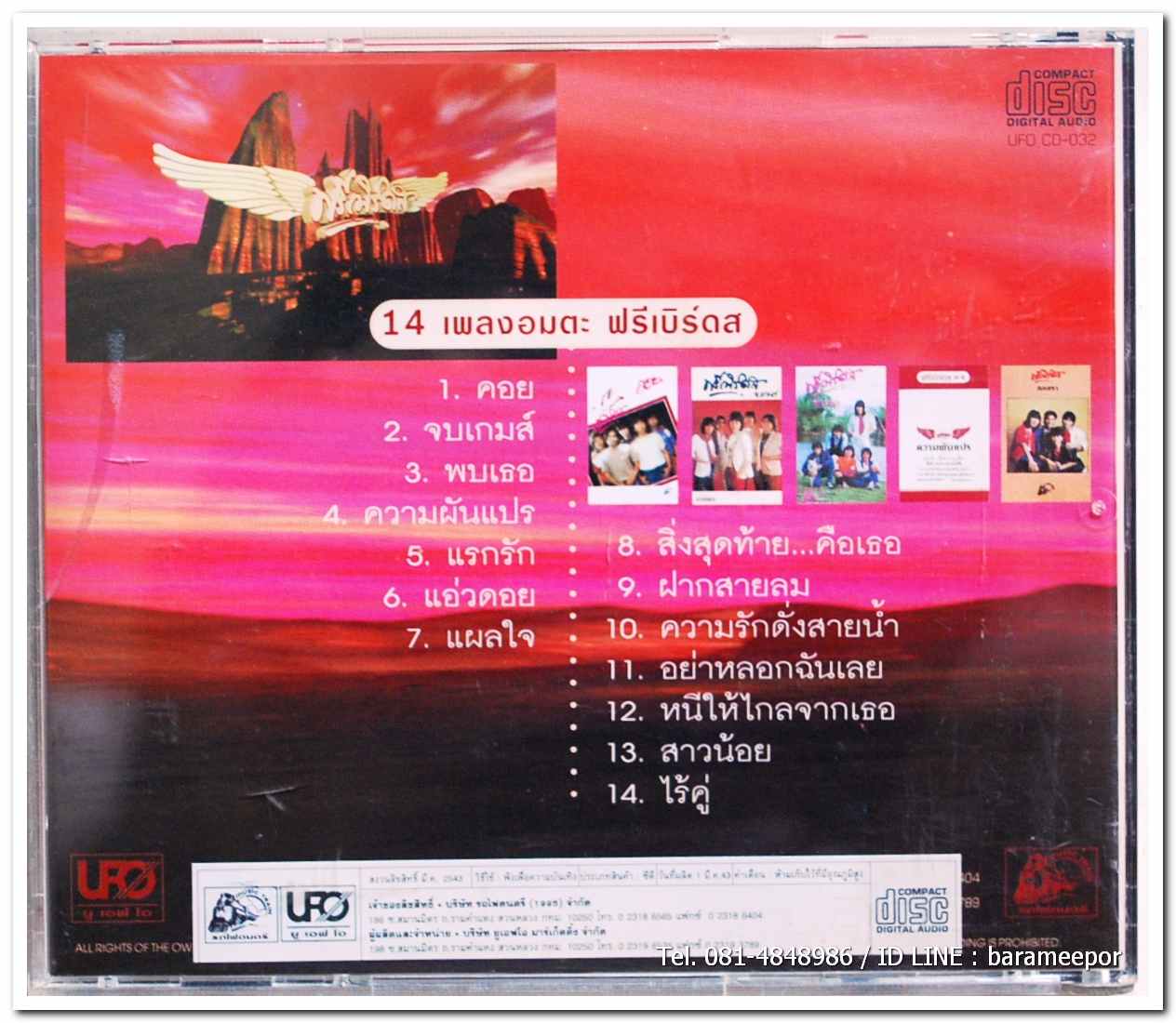 วงฟรีเบิร์ดส รวมเพลงยอดนิยม 14 เพลงอมตะ