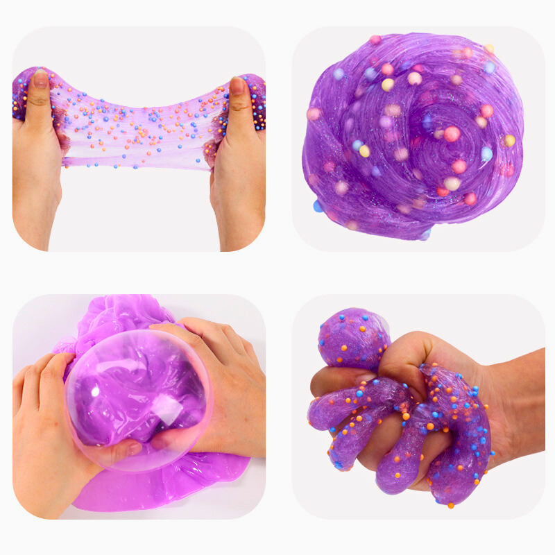 k448 Surprise Slime เซ็ตทำสไลม์ DIY ลุ้นสไลม์มากกว่า 30 แบบ! ชุดทำสไลม์เรืองแสง สีเปลี่ยนได้ ปลอดภัยสำหรับเด็ก