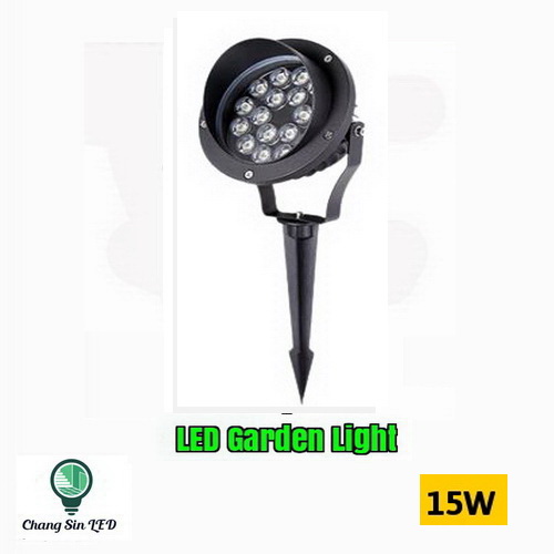 โคมไฟ LED ส่องต้นไม้ แบบปักดิน 15w