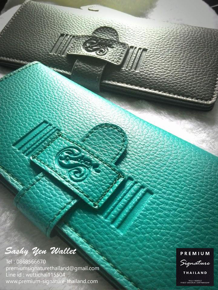 Smokey Grey(เทา) - Sashy Yen Wallet