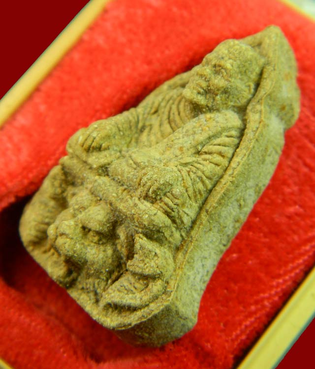 รูปหล่อหลวงพ่อไกร วัดลำพระยา จ.ยะลา ปี2535 เนื้อผง