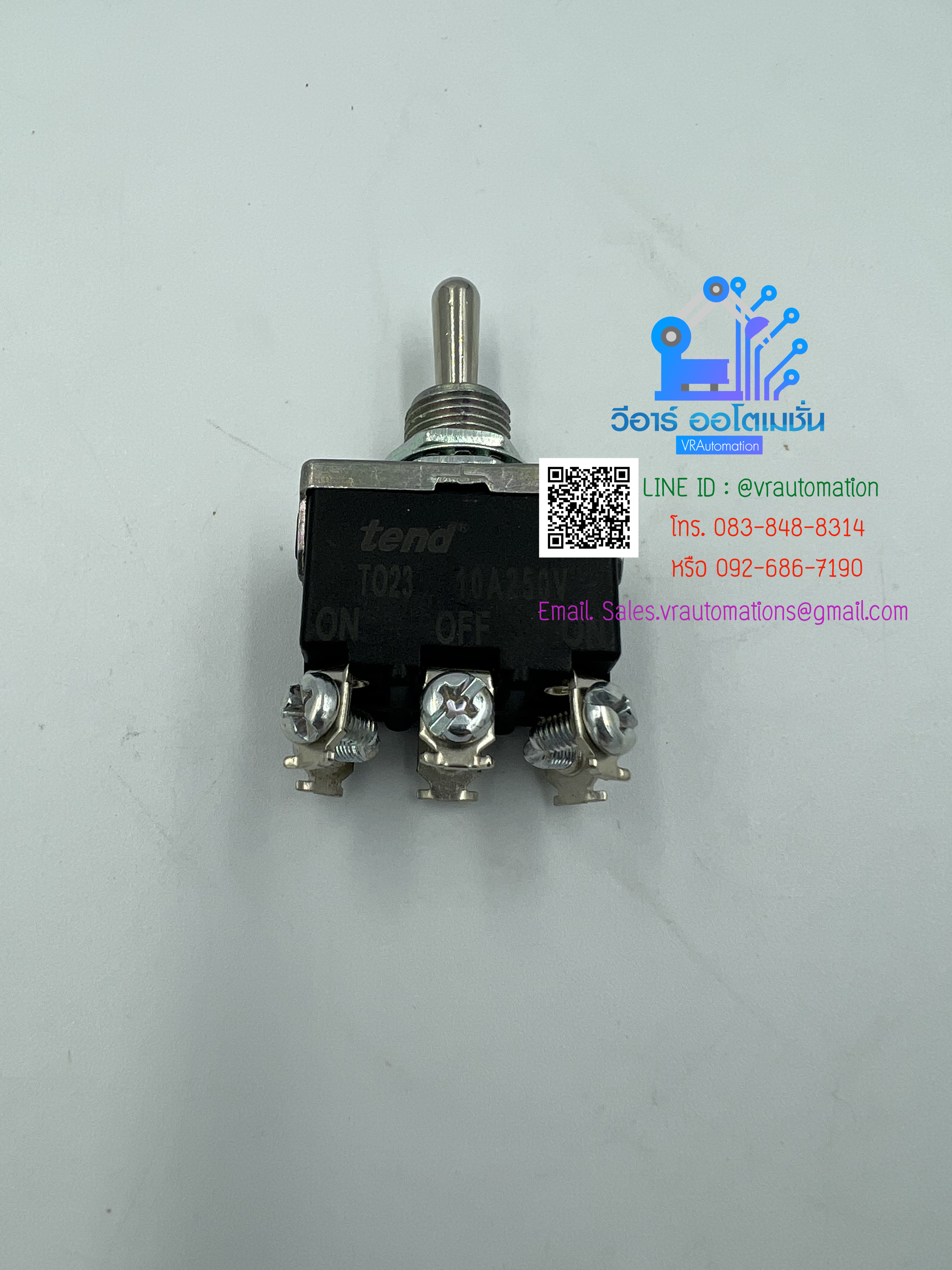 Toggle Switch/ON-OFF-ON 6 ขา/TO23B/Tend