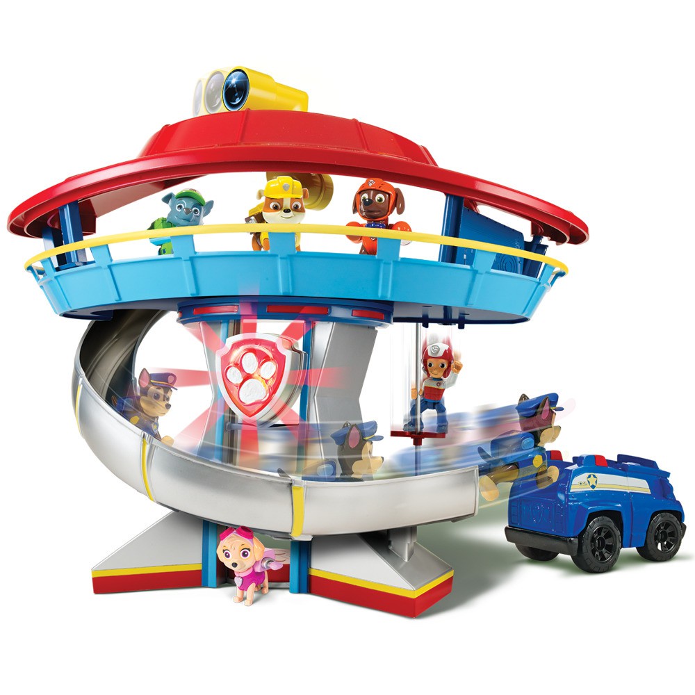 Paw Patrol ชุดของเล่นศูนย์บัญชาการ พาวพาโทรล ของเล่น เสริมพัฒนาการ Lookout Playset