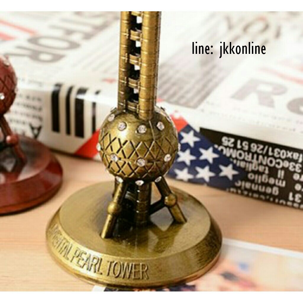 01736-โมเดลหอไข่มุกตะวันออก 18ซม - ฟรีค่าส่ง