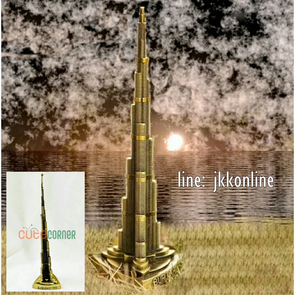 01713-โมเดลตึกบุรจญ์เคาะลีฟะฮ์ 20 ซม - ฟรีค่าส่ง