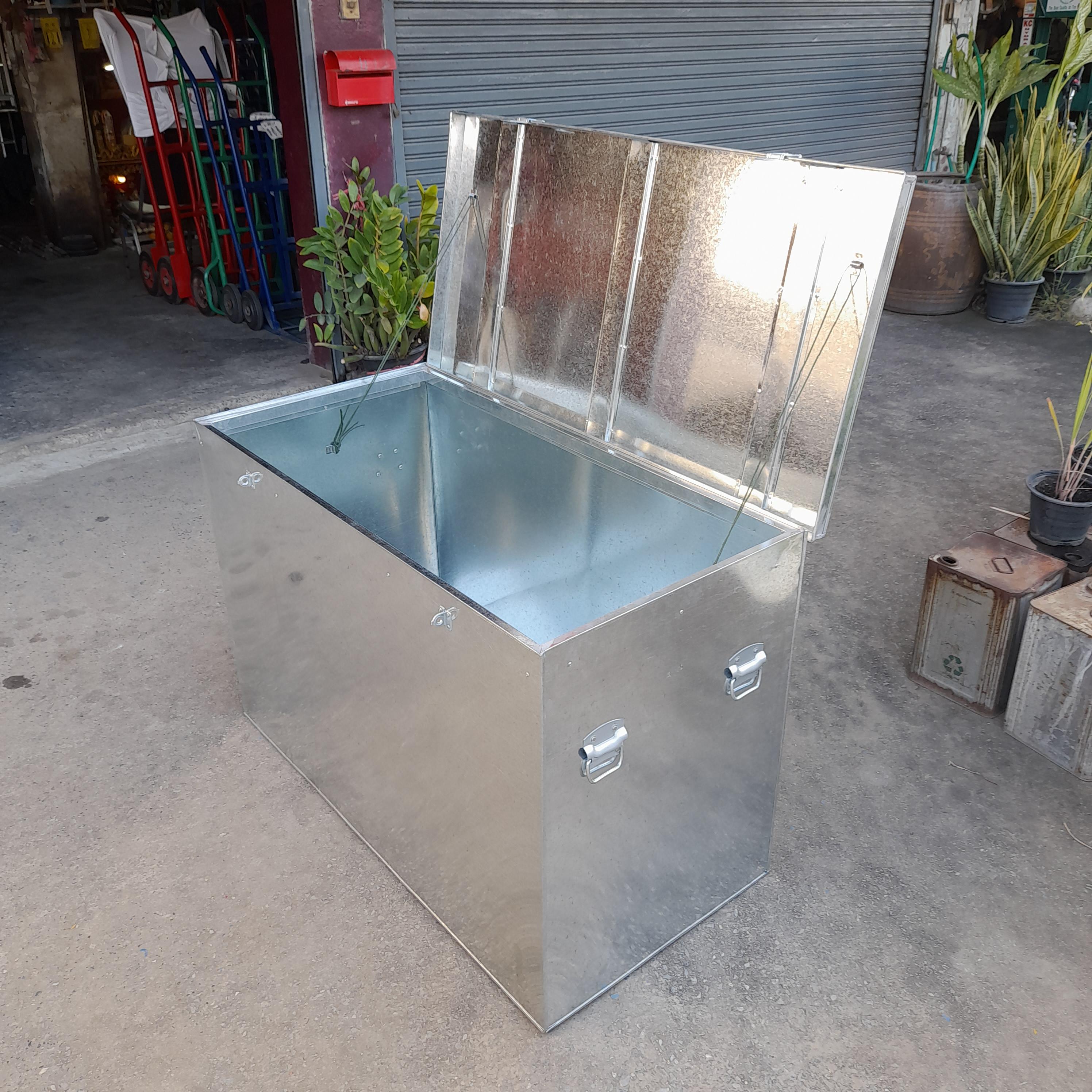 ถังผ้าสังกะสี ก58×ย117×ส.80ซม.