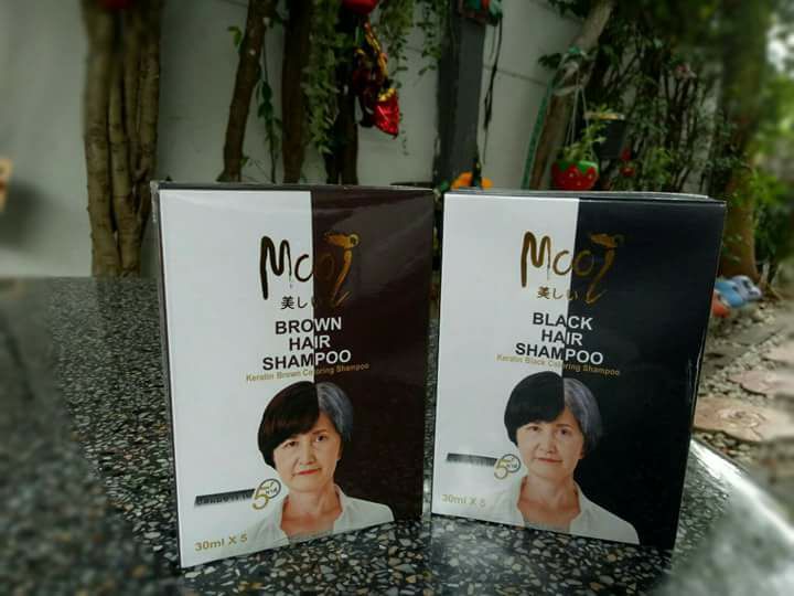 โมอิ แชมพูปิดผมขาว