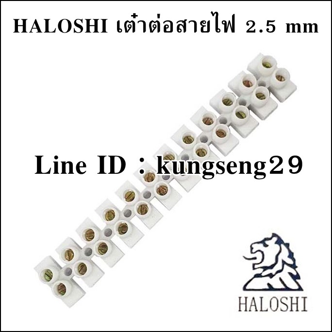 HALOSHI เต๋าต่อสายไฟ 2.5 mm (เส้น)