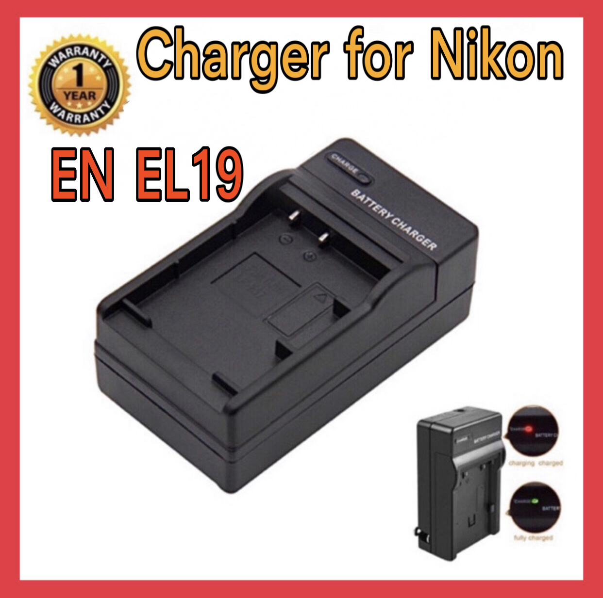 แท่นชาร์จแบตกล้อง นิคอน EL-EL19/ NIKON CHARGER EN -EL19