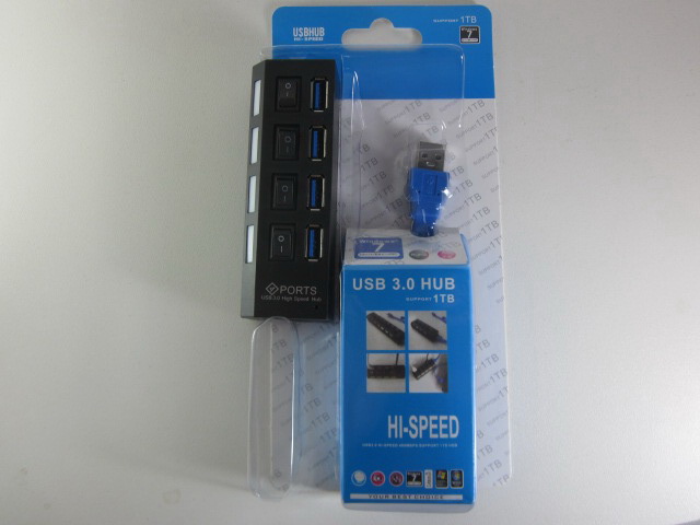 HUB USB 3.0 มีสวิทย์แยกปิดเปิด 4PORT